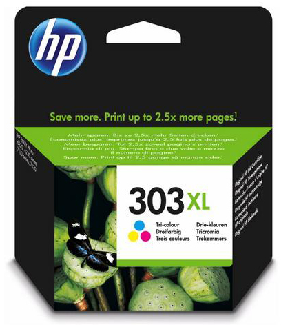 Bläck HP No303 XL CMY 3-färg