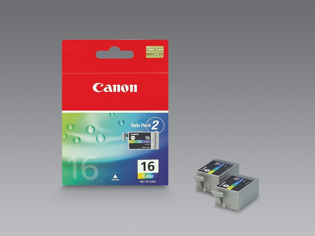 Bläckp Canon BCI-16C färg 2/fp