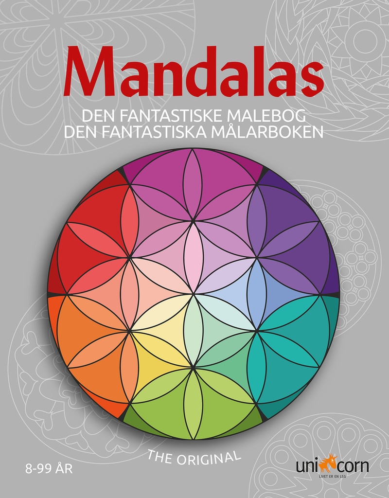 Målarbok Mandalas från 8 år