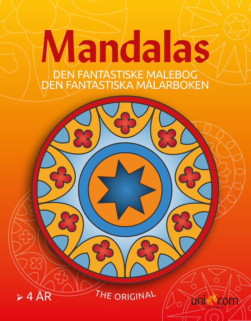 Målarbok Mandalas från 4 år