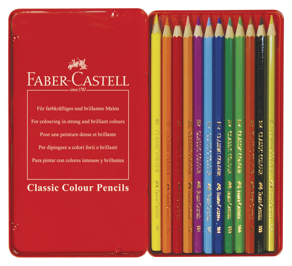 Färgpenna Faber Classic 12/fp