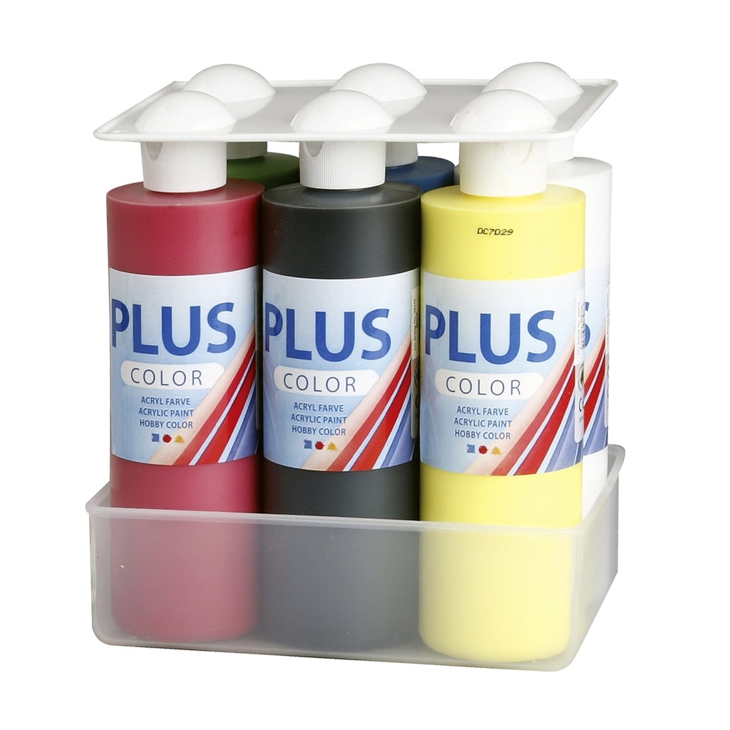 Hobbyfärg 250ml mix 6st/fp
