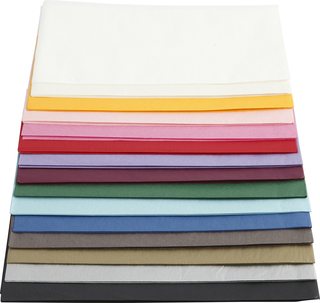 Silkespapper 50x70cm mix 30/fp