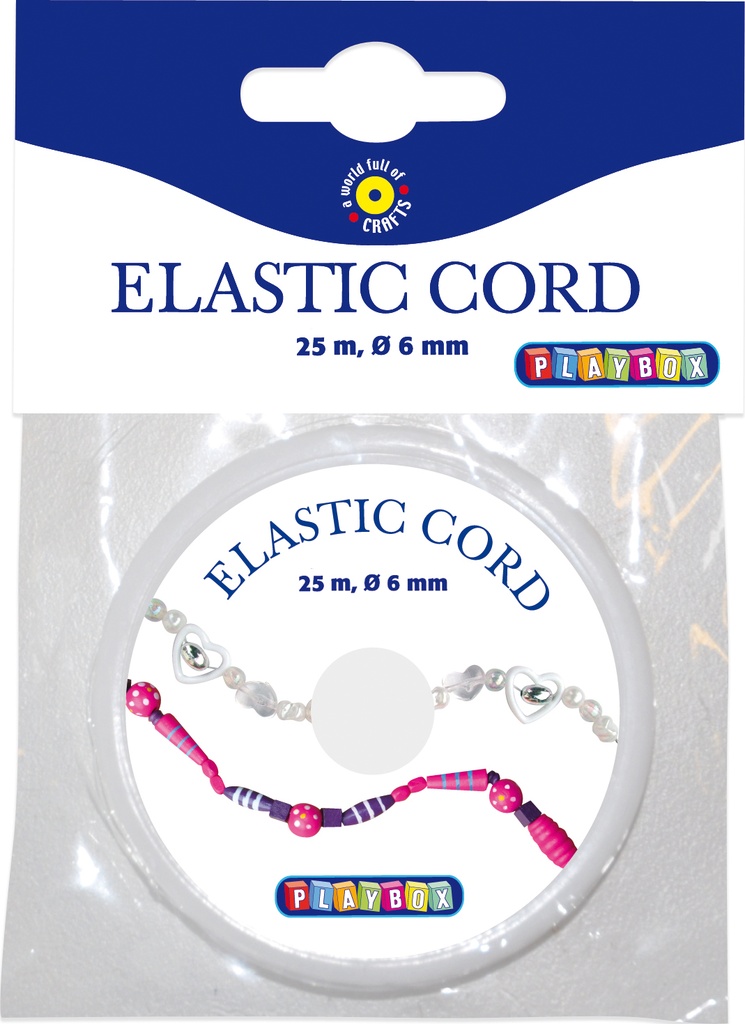 Smyckestråd elastisk 0,6 25m