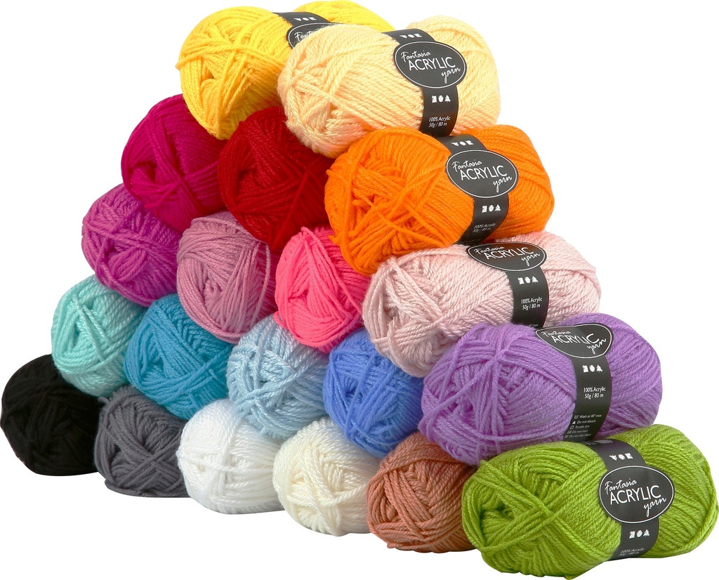 Akrylgarn Fantasia 50g x20/fp