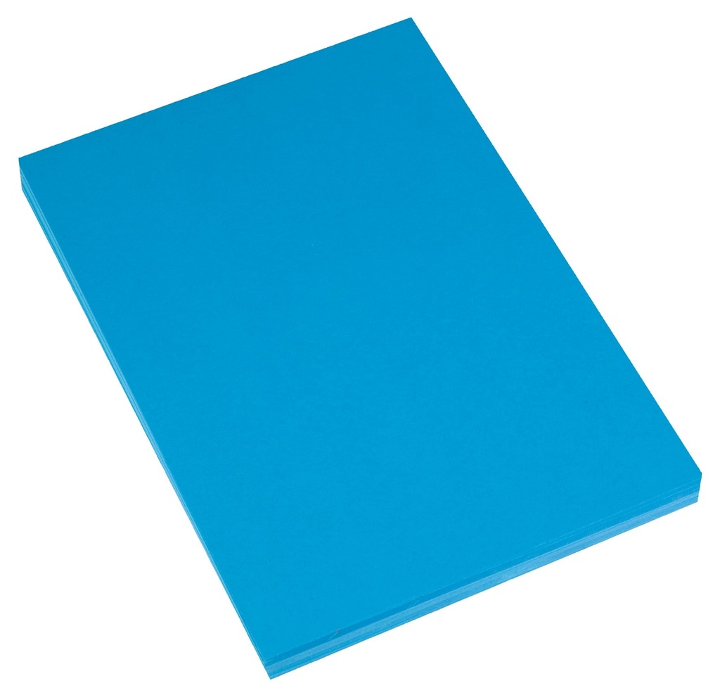 Kartong 225g 45x64 cm klarblå 10/fp