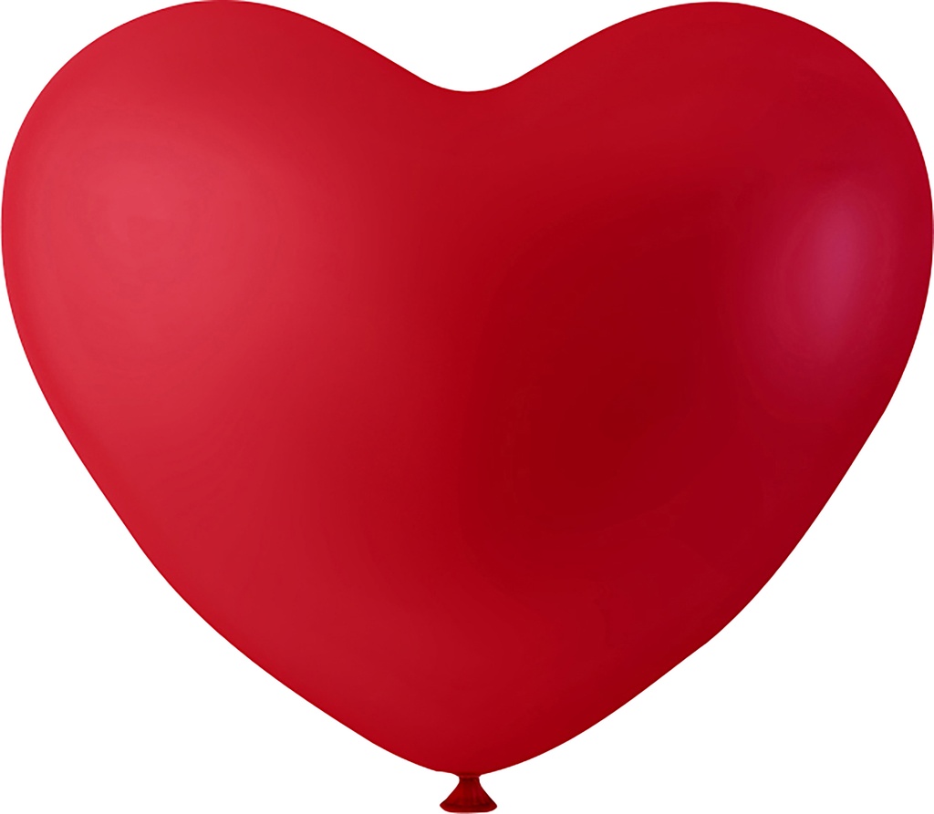 Ballonger hjärta röd 8/fp