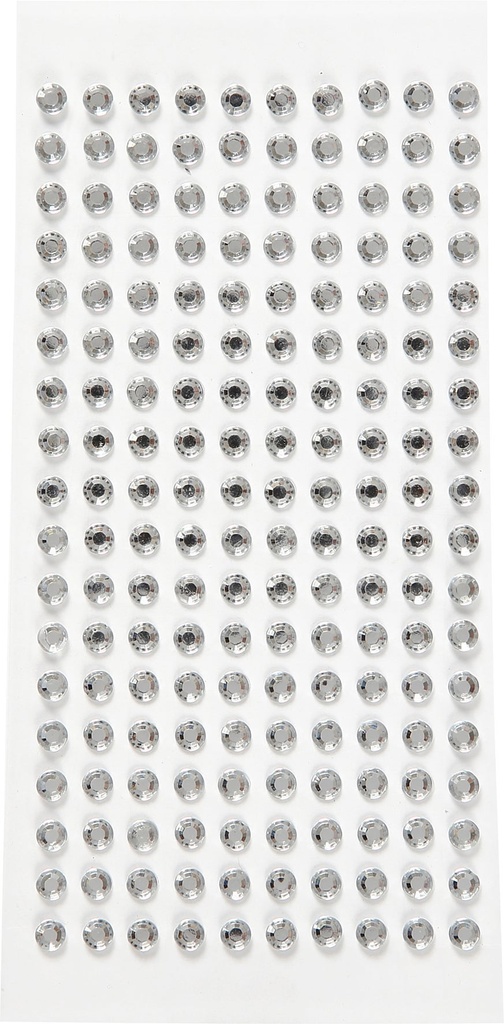 Rhinestones 5mm silver 144/fp