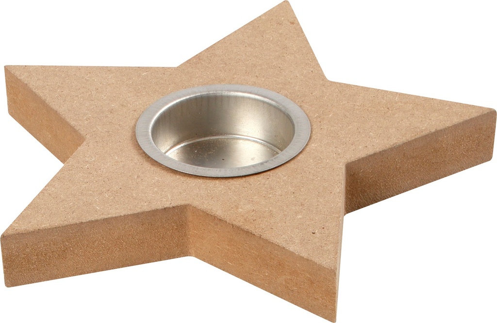 Värmeljusstake MDF d=150 mm h=18 mm