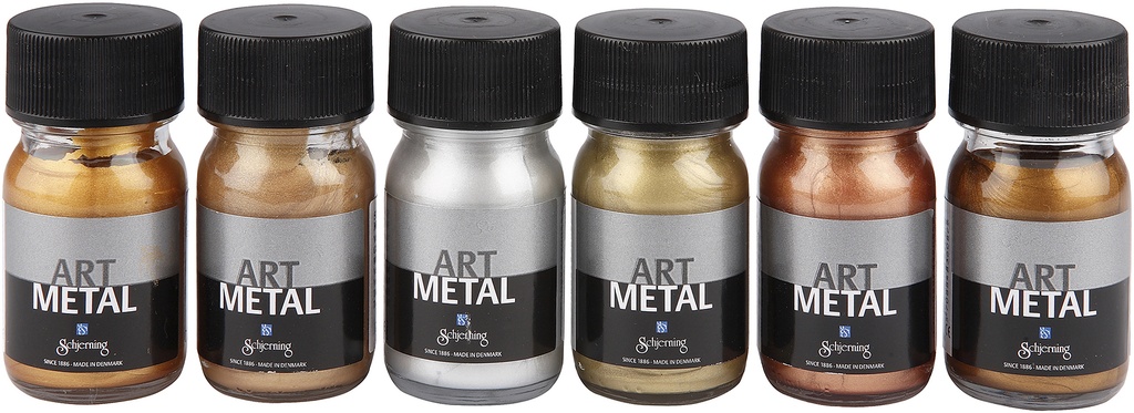 Metallicfärg Art Metal 6x30ml