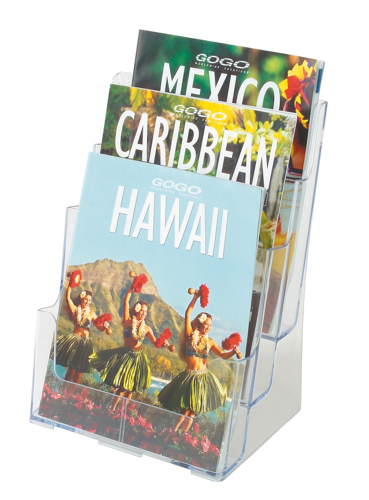 Broschyrställ OD    3-fack A4