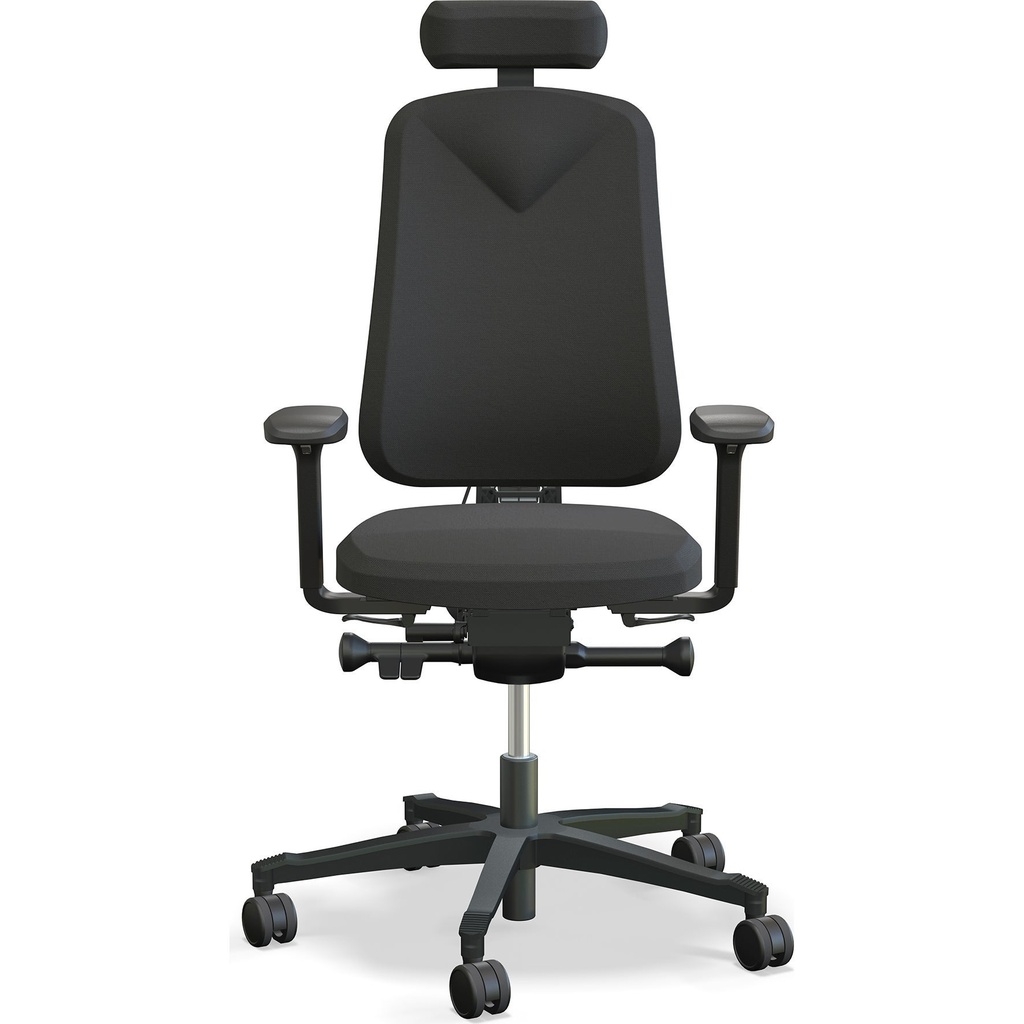 Kontorsstol Höganäs 280 arm/nack svart