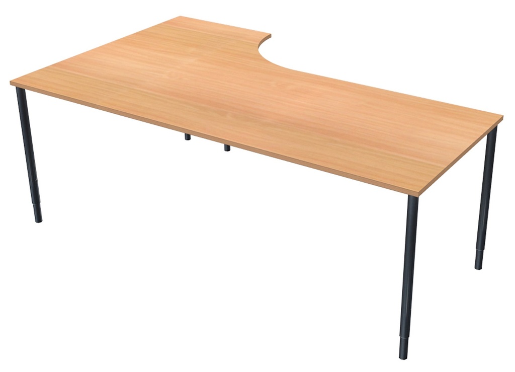 Skrivbord Bas 200x120 cm H Bok Lanab