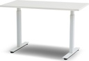 Skrivbord el Madrid vit underrede/vit bordsskiva 120x60 cm