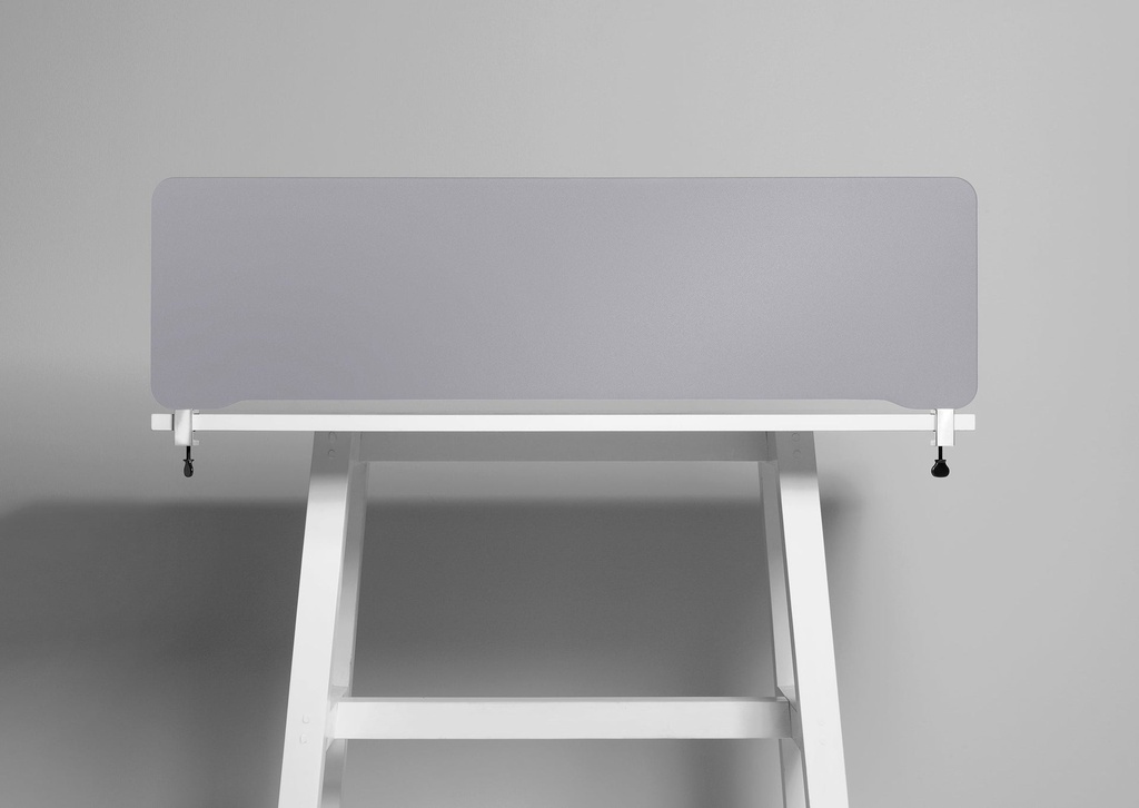 Bordsskärm Edge 1400 x 400 mm grå