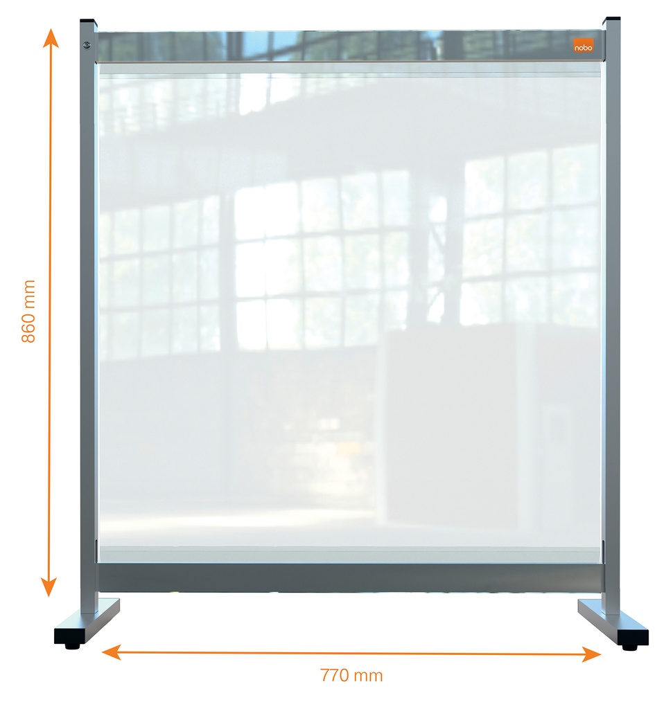 Skrivbordsavdelare PVC 70x80
