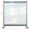 Skrivbordsavdelare PVC 70x80