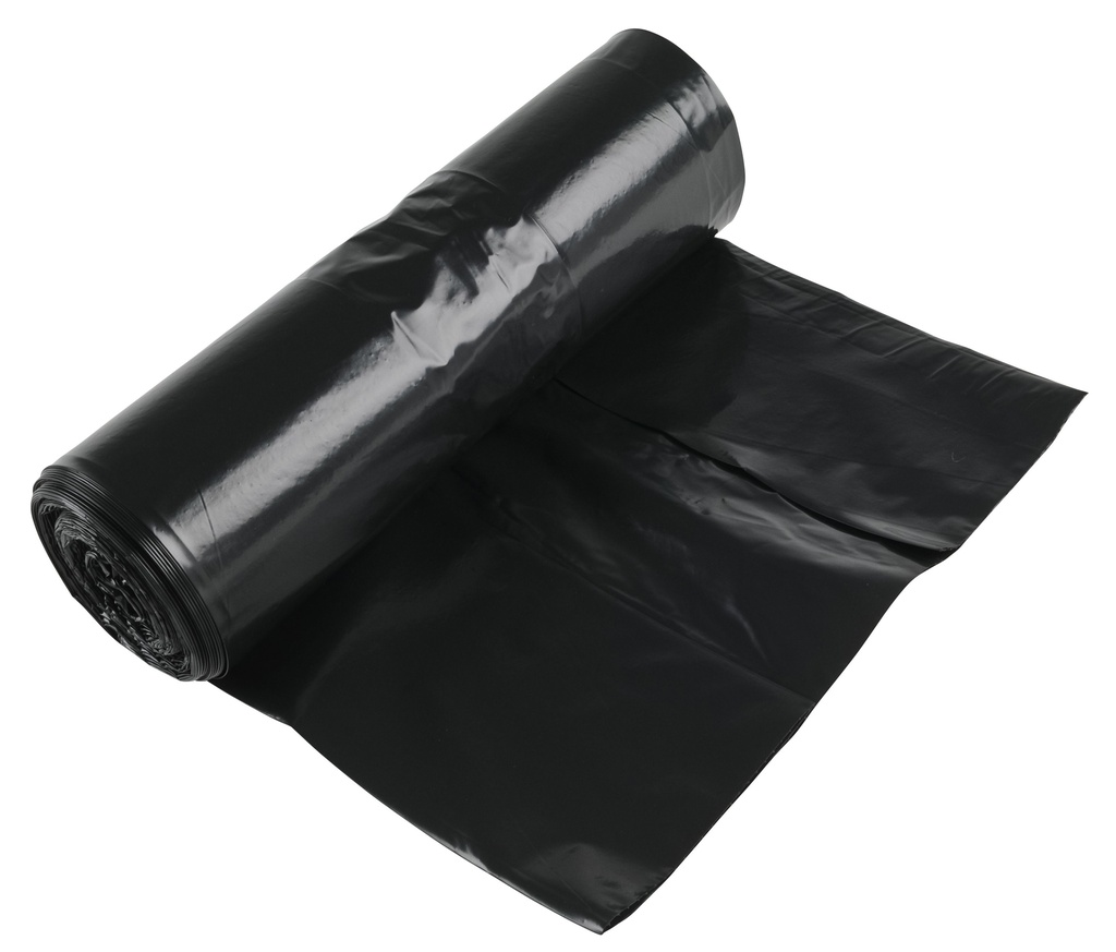 Sopsäck 0,040mm 60l svart 25/rl