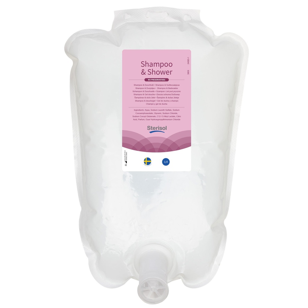 Tvål Sterisol shower 3809 2,5 liter