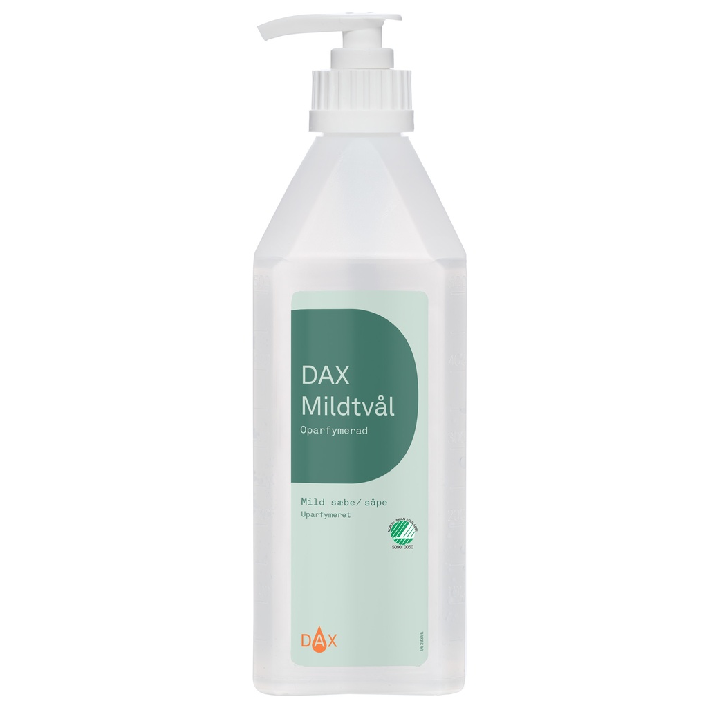 Mildtvål m pump Dax 600ml