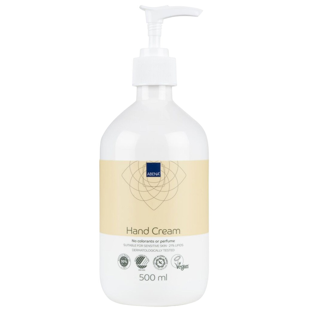 Handkräm utan parfym 500 ml pump
