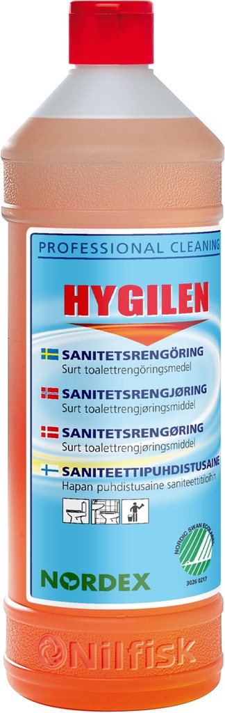 Sanitetsrengöringsmedel Hygilen 1 liter