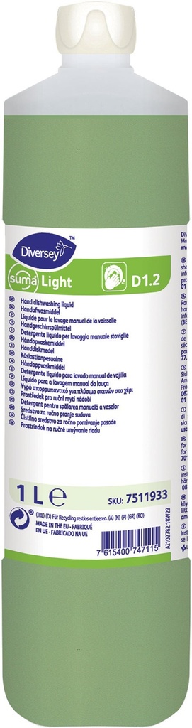 Handdiskmedel Suma Light D1.2 1 liter