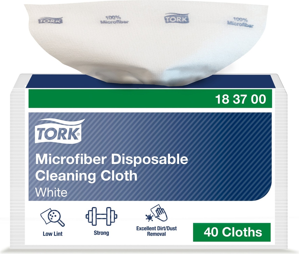 Engångsduk Microfiber Premium 40 st/fp Tork