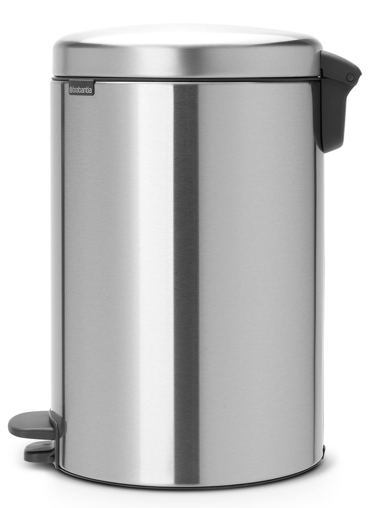 Pedalhink NI matt stål 20 liter