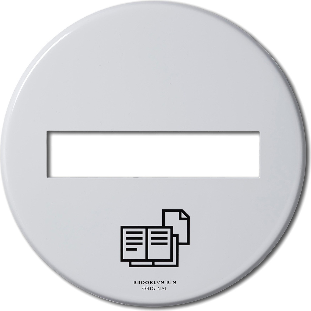 Lock papper vit