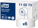 Toalettpapper Premium T1 Jumbo Tork 6 rullar/krt