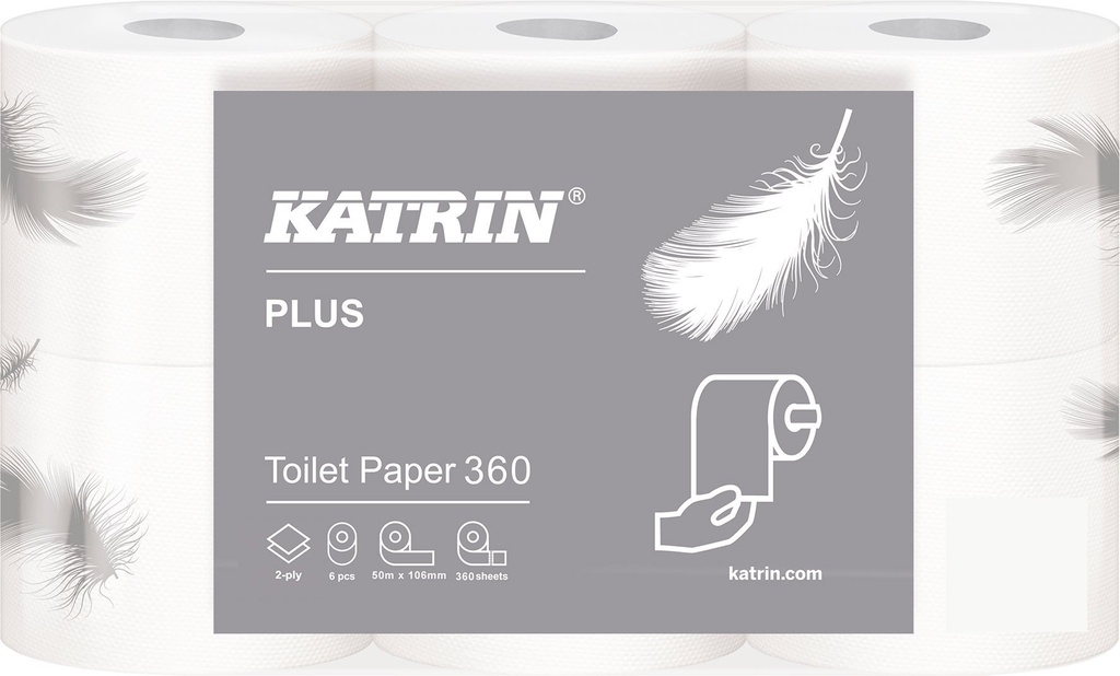 Toalettpapper Plus Toilet 360 Katrin