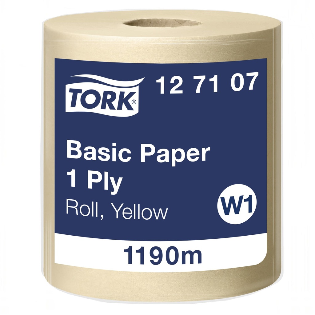 Avtork.papper Tork Basic W1Gul