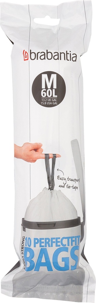 Avfallspåse PerfectFit M 60L 10st/fp
