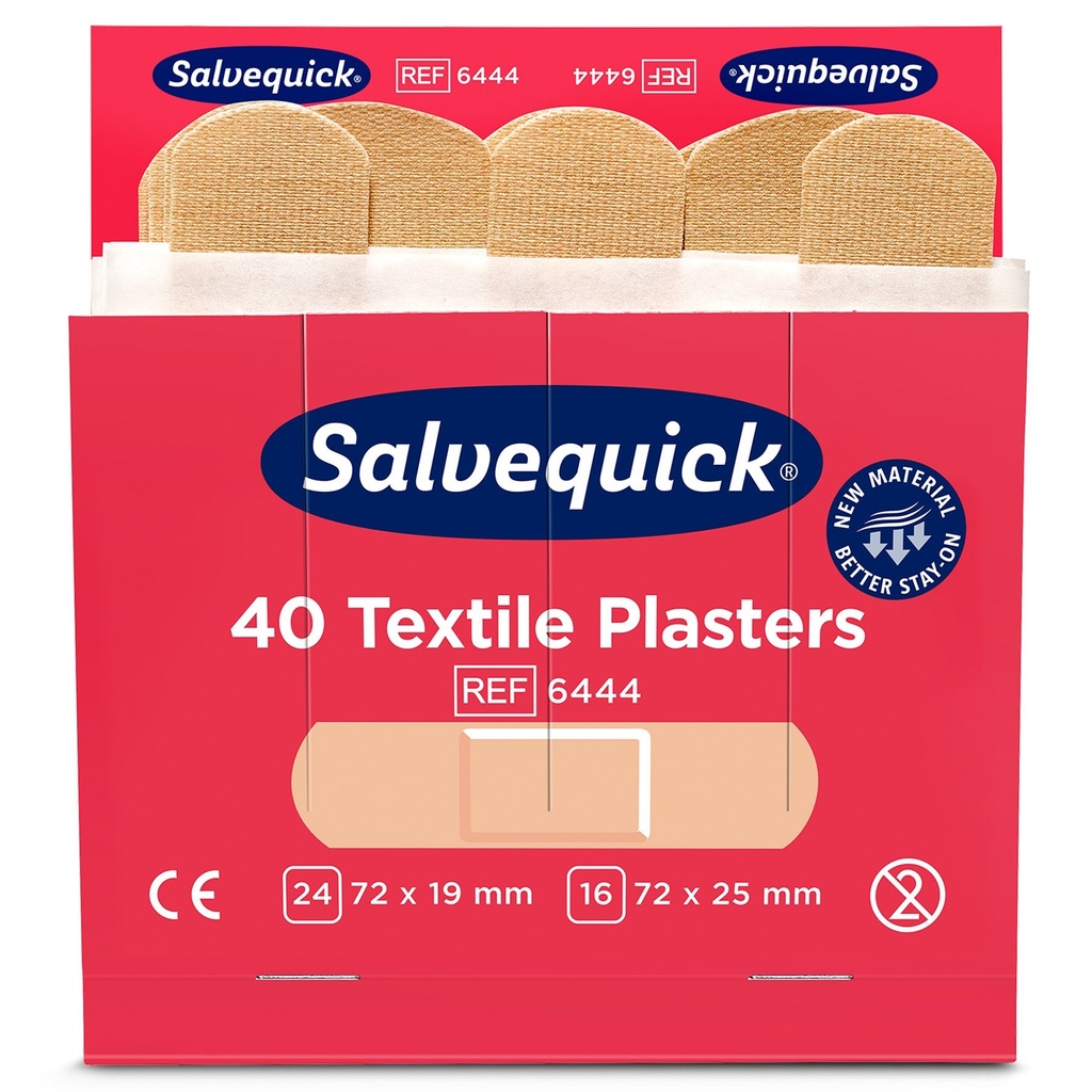 Plåsterrefill Textilplåster 6444 6 x 40 st/fp