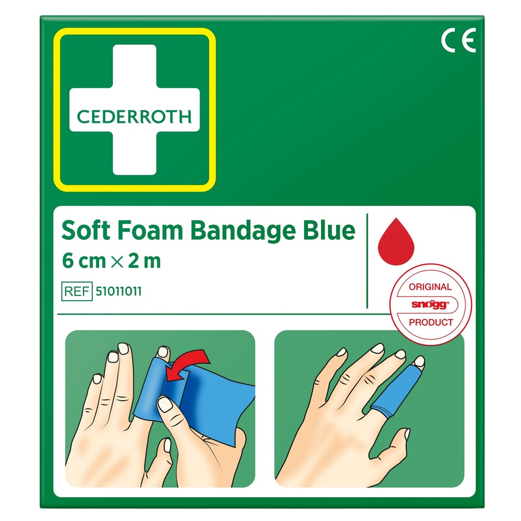 Bandage Soft Foam Bandage Blue