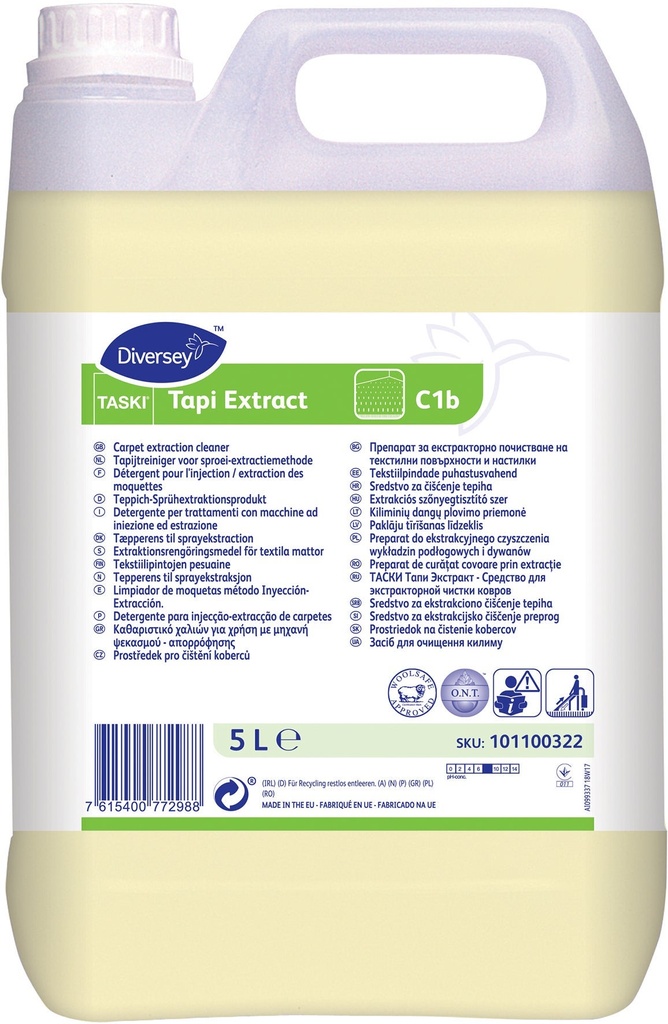 Textilgolvrengöringsmedel Taski Tapi Extract C1b 5 liter