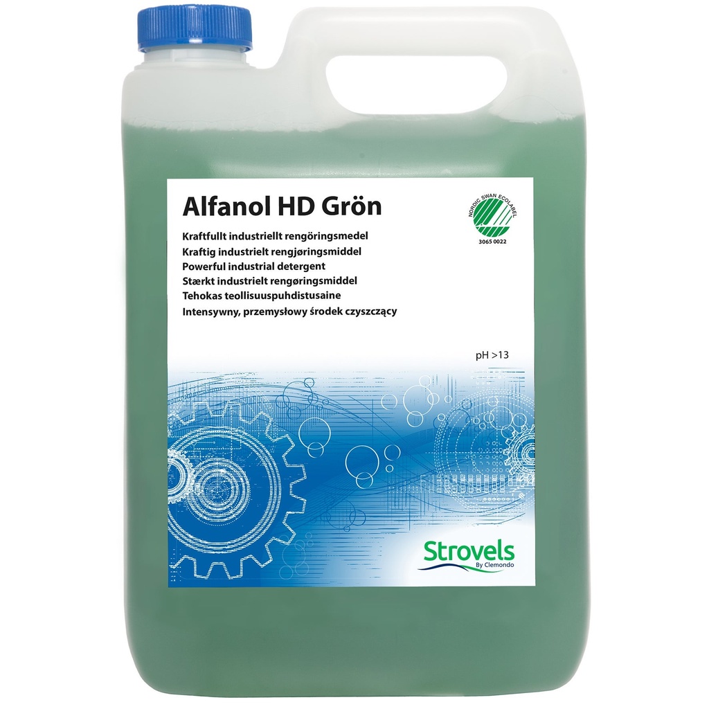 Såpa grön Alfanol HD 5 liter