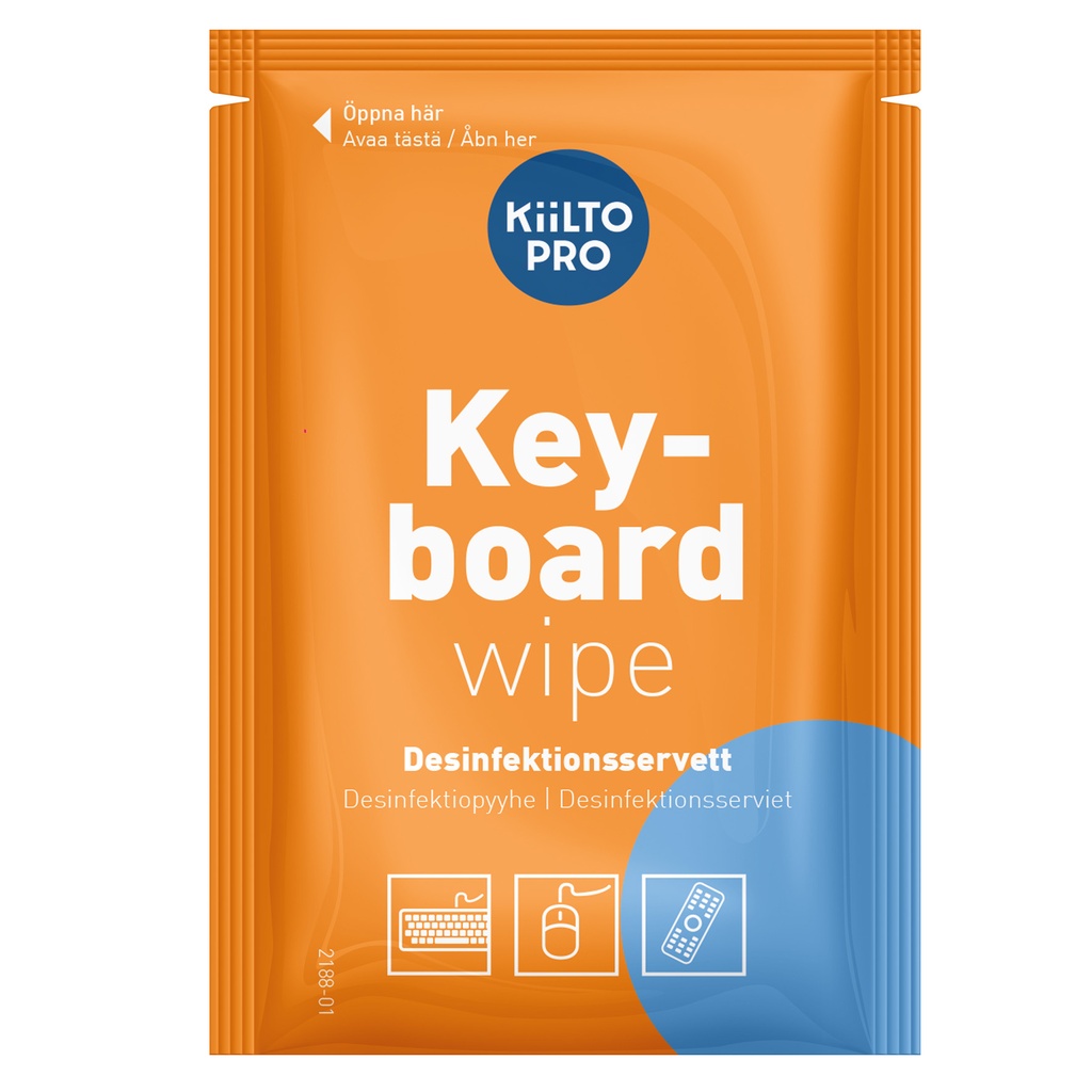Antibac Keyboard Wipes, 80 st