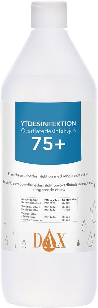 DAX Ytdesinfektion 75+ 1 Liter
