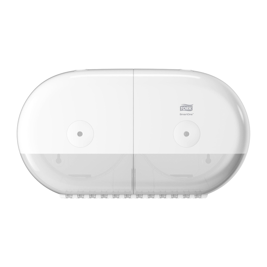 Dispenser Toalettpapper SmartOne MiniTwin Tork T9 Vit