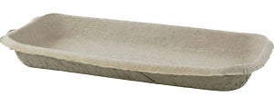 Sprutfat 65 naturell 180 x 90 x 19 mm papper miljömärkt