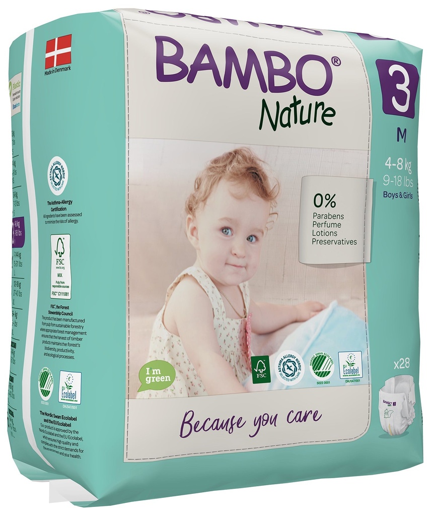 Blöja Bambo Nature 4-8 kg 28 st/fp