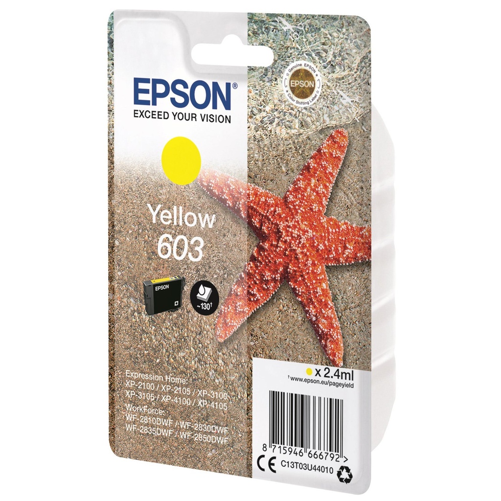 Bläck Epson 603 gul 2,4ml