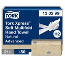 Handduk Tork H2 Natur Advanced 3780 st/trp