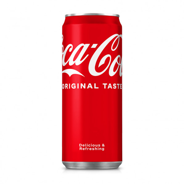 Coca Cola 33cl burk sleek 20/platta