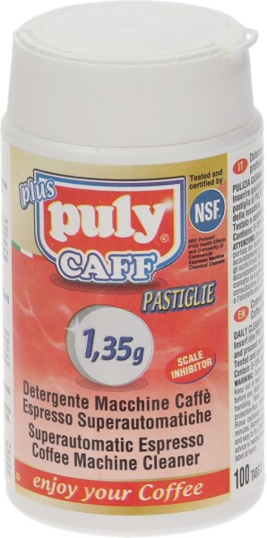 Rengöringstablett Puly Caff plus tabletter 1,35g / 100st/bruk