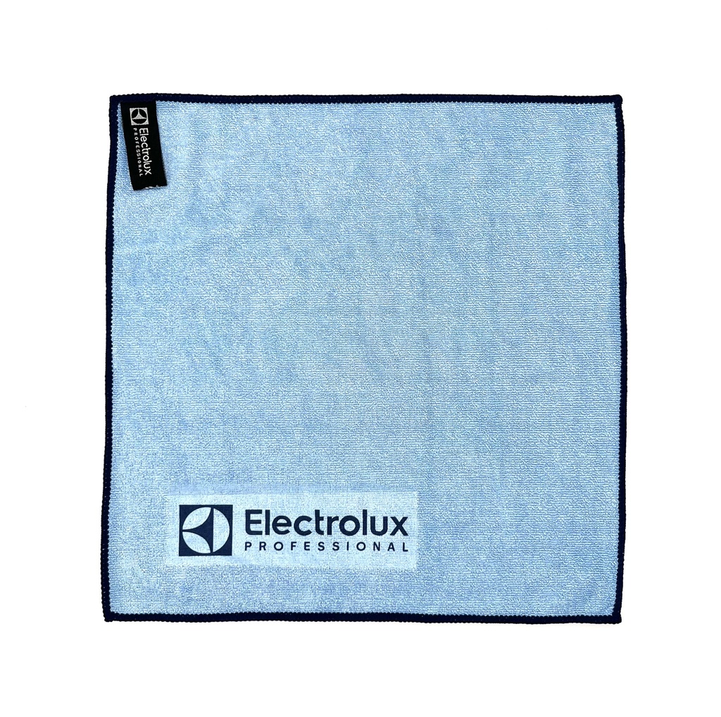 Ny microfiberduk blå ELP logo+sömnad Svanen 30x30cm 10st/fp