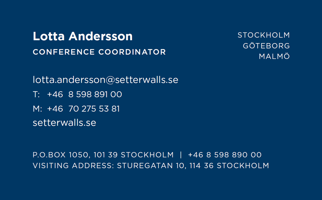 Visitkort 1+1 mörk blå 296C med softtouch laminat 100st/sts