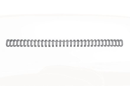 WIRE-O A4 9,5MM 3:1 34 HÅL SVART 250st/fp